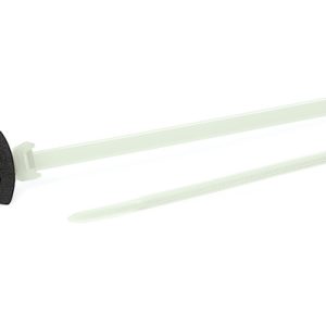 Fixing tie for hole (round), outside serrated, ?1.5-30.0mm, natural, 500pcs.
