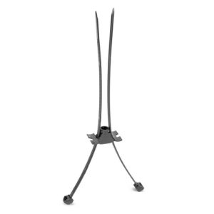 Fixing tie for stud, outside serrated, ⌀4.0-45.0mm, black, 500pcs.