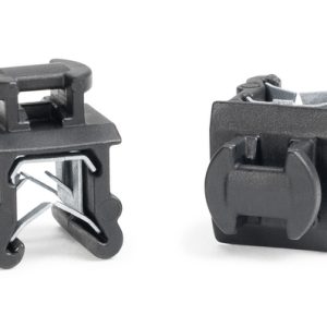 Cable tie mount, T=3.0 - 6.0mm, black, 1000Bag