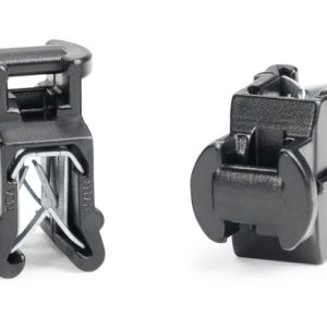 Cable tie mount, black, 10000pcs.