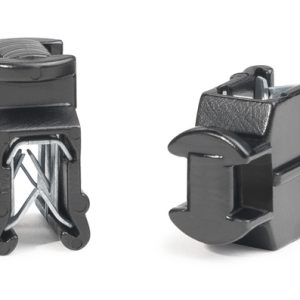 Cable tie mount, black, 10000pcs.