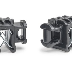 Cable tie mount, black, 7000pcs.