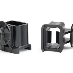 Cable tie mount for stud, ?5.0 mm/6.0 mm, black, 1000pcs.