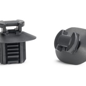 Cable tie mount for hole (oval), T=0.6 - 6.0mm, ?6.2 x 12.2 mm, black, 1000pcs.