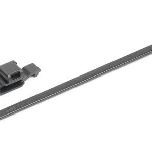 Fixing tie for connector/for cable bundles, inside serrated, ?2.0-45.0mm, black, 5000pcs.