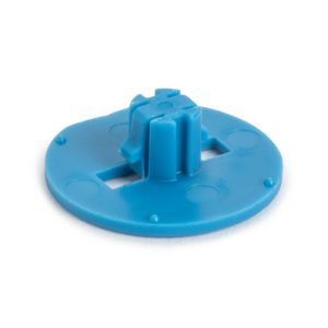 Blind plug, ?6.1 - 6.9 mm, T=0.6 - 2.5mm, blue, 12000Carton