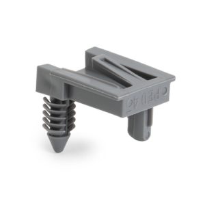 Connector clip, black, 2000pcs.