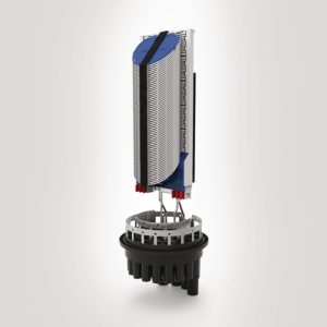 UFC IR C length closure with basket and 60 SC-B Crimp/ANT splice trays
