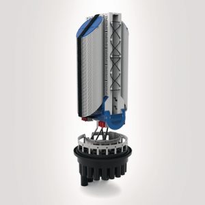 UFC IR C length double stack closure with 72 x SC-B IR MKI moulded splice holder trays