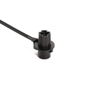 Fixing tie for stud, outside serrated, ⌀5.0-50.0mm, black, 1500pcs.