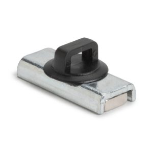 Cable tie mount for magnetic use, Wmax=5.84mm, black, 100pcs.