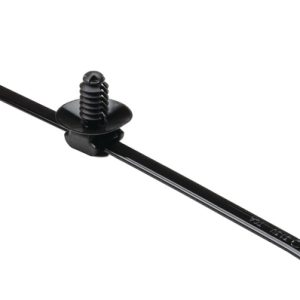 Fixing tie for hole (round), ⌀5.0-45.0mm, black, 500pcs.