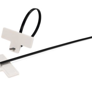 RFID cable tie, durable, 865-868 MHz (UHF), 200x54.0mm, ⌀1.5-50mm, white/black, 50pcs.