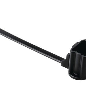 Fixing tie for stud, outside serrated, ⌀1.0-35.0mm, black, 500pcs.