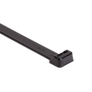 Releasable cable tie, 225.0x12.6mm, ?13.0-50.0mm, 1115N, black, 25pcs.
