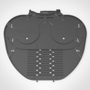 SC-B MKII Splice Trays in Black with 12 3A Moulded Splice Holder Fins