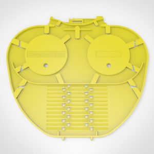 SC-B MKII Splice Trays in Yellow with 12 3A Moulded Splice Holder Fins