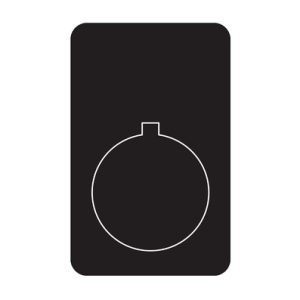 Label, weather resistant/chemical resistance, black, thermal transfer print, 30.48x30.48mm, 250pcs.