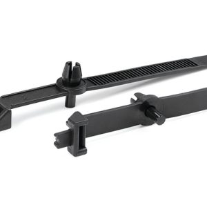 Fixing tie for hole (round), outside serrated, ⌀12.0-28.0mm, black, 2000pcs.