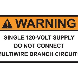 Solar label, pre-printed, orange, 50.8x95.25mm, 50pcs.