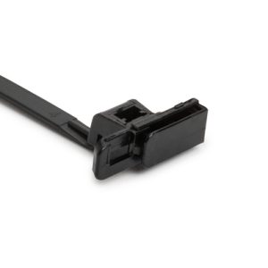 Fixing tie, inside serrated, ?1.6-44.5mm, black, 2100Carton