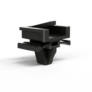 Connector clip, black, 1200Bag