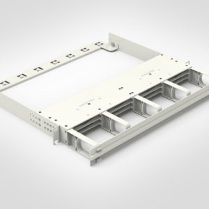 RapidNet Ultra 1U 19" Panel Housing For Ultra12 Cassettes - White