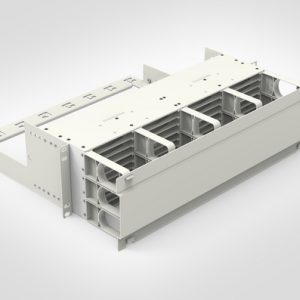RapidNet Ultra 3U 19" Panel Housing For Ultra12 Cassettes - White