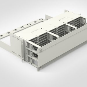 RapidNet Ultra 3U 19" Panel Housing For Ultra8 Cassettes - White