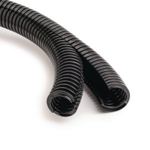 Spiral reinforced conduit, nom?42mm, OD=42.5mm, ID=32mm, black, 25m