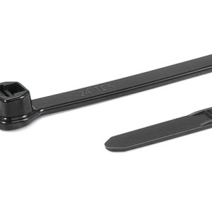 Cable tie inside serrated, 385x4.65mm, ⌀1.6-110mm, black, 100pcs.