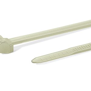 Cable tie outside serrated, 200x4.6mm, ?1.6-50.0mm, white, 100pcs.