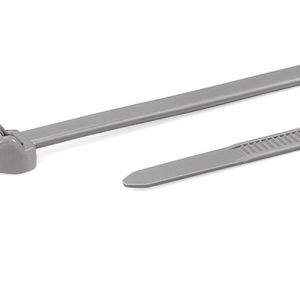 Cable tie outside serrated, 200x4.6mm, ?1.6-50.0mm, grey, 1000pcs.