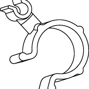 Cable clip with pipe/tube holder
