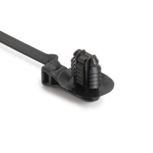 Fixing tie for hole (oval), ⌀2.0-50.0mm, black, 3000pcs.