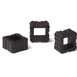 Cable tie mount, Wmax=4.8mm, black, 100pcs.
