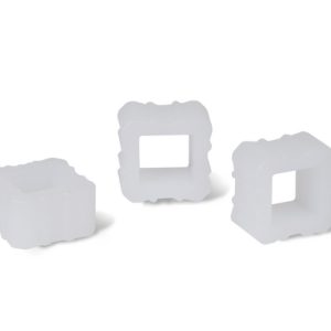 Cable tie mount, Wmax=4.8mm, natural, 100pcs.