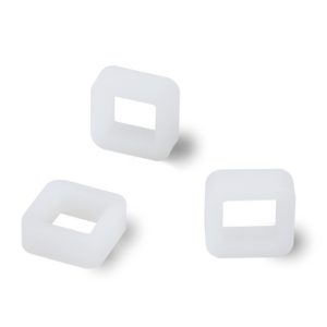 Cable tie mount, Wmax=7.6mm, natural, 100pcs.