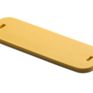 RFID hard tag, 860-960 MHz (UHF), tie-on, 83.00x25.00mm, yellow, 250pcs.