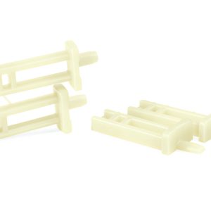Cable tie mount for hole (round), Wmax=5.8mm, ?5.0 - 5.3 mm, natural, 100pcs.