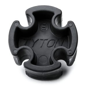 Cable spacer, H=34.5mm, black, 500pcs.