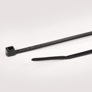 Cable tie inside serrated, 100.0x2.5mm, ?1.5-22.0mm, black, 1000pcs.