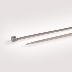 Cable tie inside serrated, 202x4.6mm, ⌀1.5-50.0mm, grey, 100pcs.
