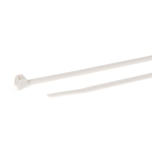 Cable tie inside serrated, 150.0x3.9mm, ⌀4.5-36mm, white, 100pcs.