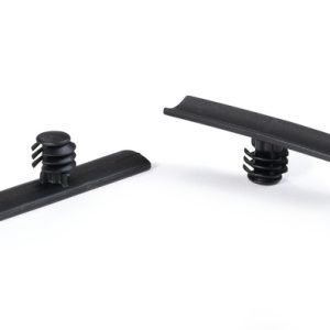 Bundling clip for hole (oval), L=37.0mm, black, 5000pcs.
