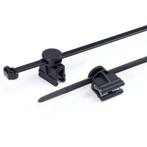 Fixing tie for edge, ?3.0-42.0mm, black, 1000pcs.