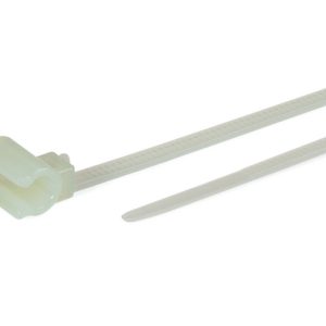 Fixing tie with pipe/tube holder, ⌀35.0mm, natural, 500pcs.