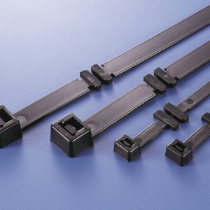Cable tie inside serrated for direct fixation, 355x13.0mm, natural, 50pcs.