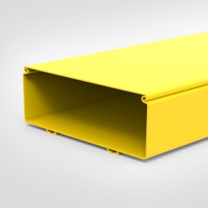 GigaDuct Straight Duct, Solid, Horizontal, 300mm x 1.8m, with Cover