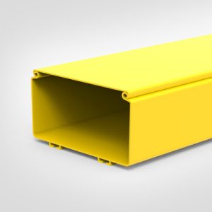 GigaDuct Straight Duct, Solid, Horizontal, 200mm x 1.8m, with Cover